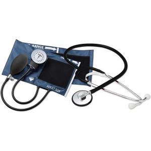McKesson Aneroid Sphygmomanometer Blood Pressure Combo Kit, Sprague Rappaport Stethoscope, 1 Count(Adult Size (20 ct))