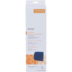 McKesson Back Support Cushion for Office, Home, Travel, Lumbar Support, Foam, 13 2/5 in x 13 in x 4 in, 4 Count(Standard (1 ct))