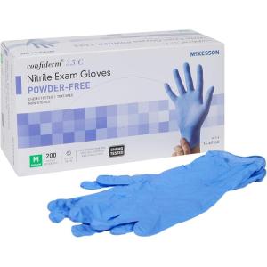 McKesson Confiderm 3.5C Nitrile Exam Gloves – Powder-Free, Latex-Free, Ambidextrous, Non-Sterile
