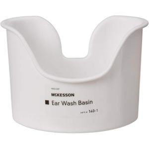McKesson Ear Wash Basin, Wax Removal Basin Compatible with All Types of Ear Wash Systems, 1 Count, 1 Pack((1 ct))