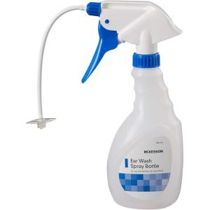 McKesson Ear Wash Spray Bottle, Wax Removal, Disposable Tip, 1 Count, 1 Pack(1 Count)