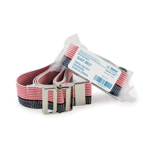 McKesson Gait Belt, Transfer and Walking, Heavy Duty with Metal Buckle, Pastel Stripe, 60 in, 1 Count(Stars and Stripes)