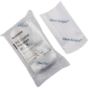 McKesson Pill Crusher Pouches, Single Use, Disposable, Clear, 50 Count, 20 Packs, 1000 Total, 50 Count, 20 Packs, 1000 Total