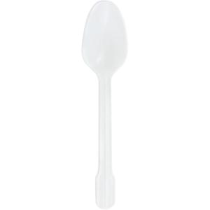 McKesson Plastic Teaspoons, Disposable – General Purpose, White, Polypropylene, Lightweight, Non-Sterile – 5 inches, 1000 Count