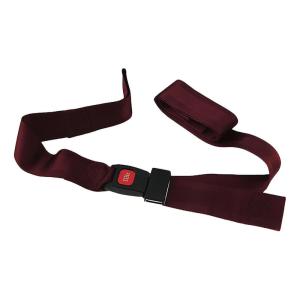 McKesson Push Button Strap, Adjustable, 7 ft Nylon Strap for Stretchers and Backboards, Quick Release Buckle, Burgundy, 1 Count