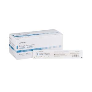 McKesson Tongue Depressors [1000 Count] Adult Size, Sterile, Individually Wrapped, Wood, Unflavored, Splinter-Free, 6 in – Use for Medical, Arts, Crafts, Spa – 100 Count, Pack of 10(5.5″)