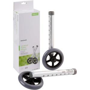 McKesson Universal Walker Wheels, Adjustable, 5 in Caster Wheels, 1 Pair(25 Pack)