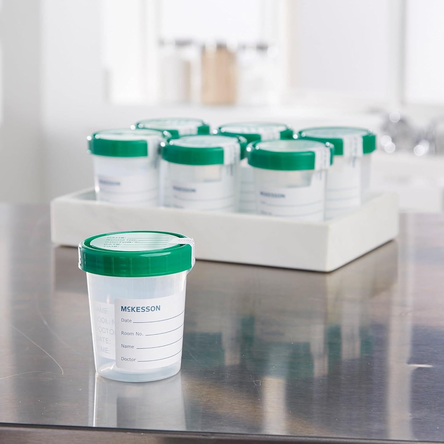 image:imageMcKesson 169526 General Purpose Specimen Container High Density Polyethylene ScrewOn 4 oz 120 Cc Sterile100