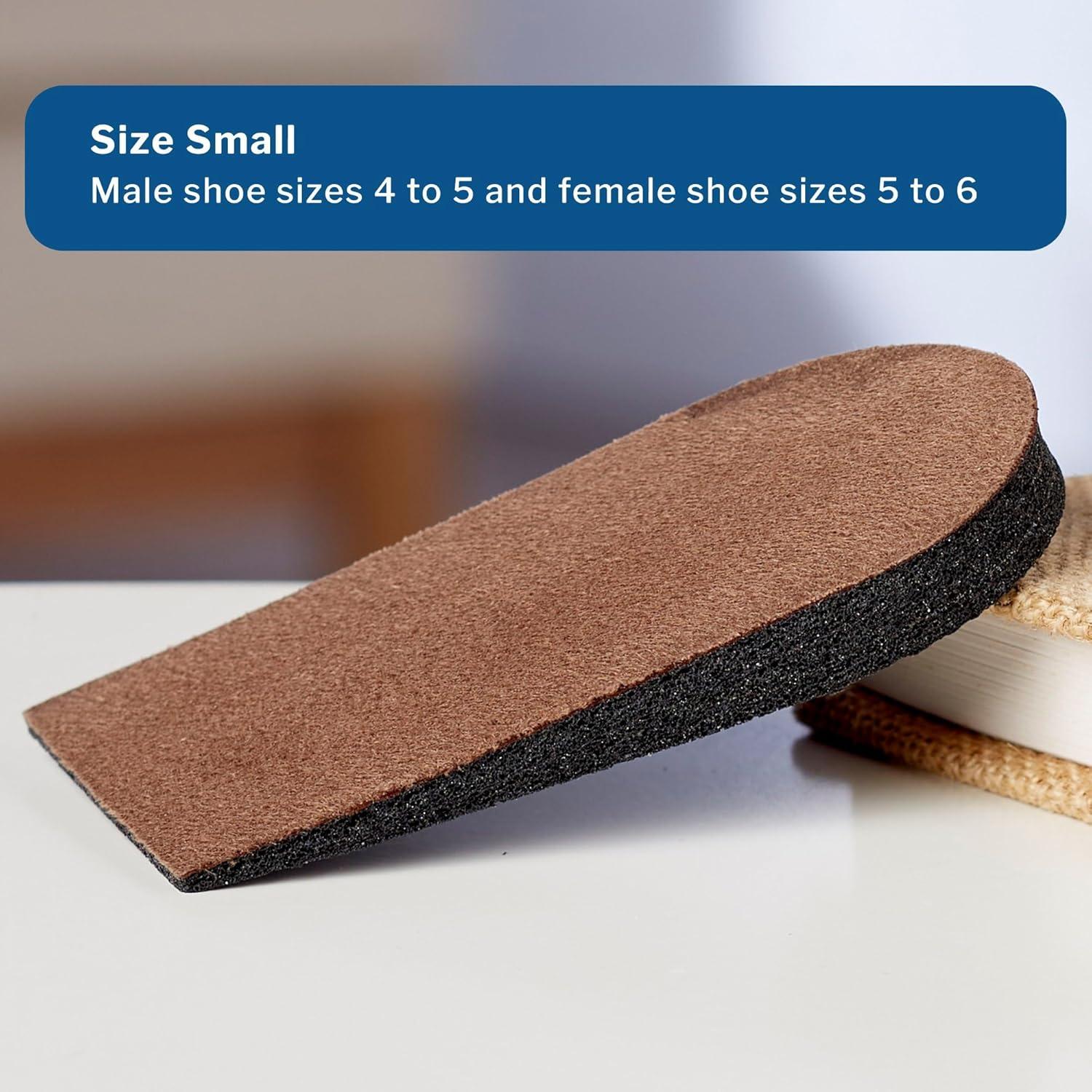 image:imageMcKesson Adjustable Heel Lift for Men and Women 3 Heights in One Lift Size Small Male Shoe Sizes 4 to 5 Female Shoe Sizes 5 to 6 1 Count