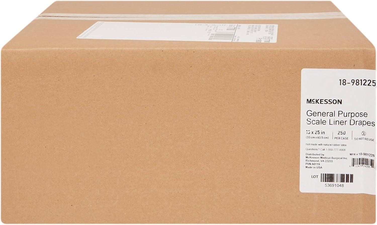 image:imageMcKesson Baby Scale Liner Drape 2Ply Tissue 25 in x 13 in 250 Count 1 Pack