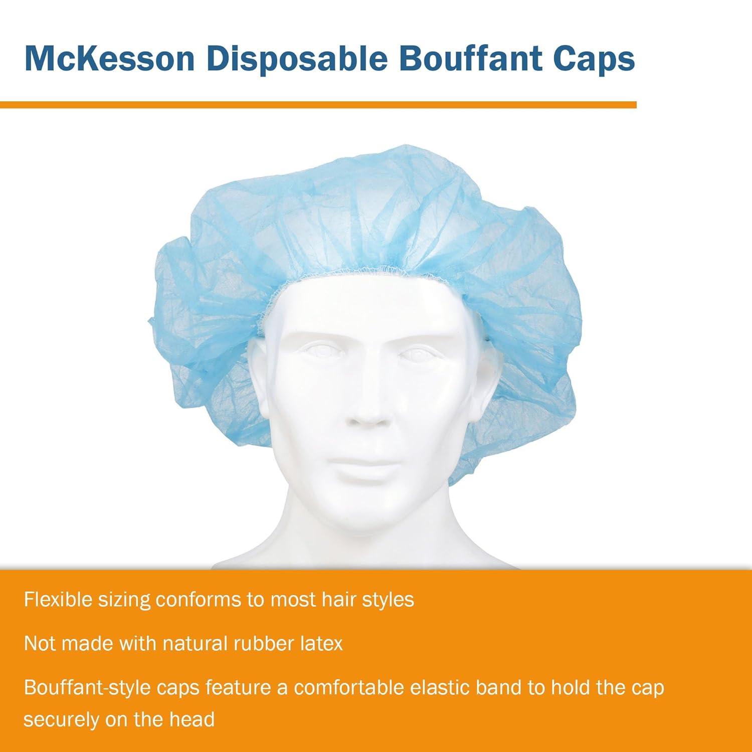 image:imageMcKesson Bouffant Cap 100 per Box 40171100