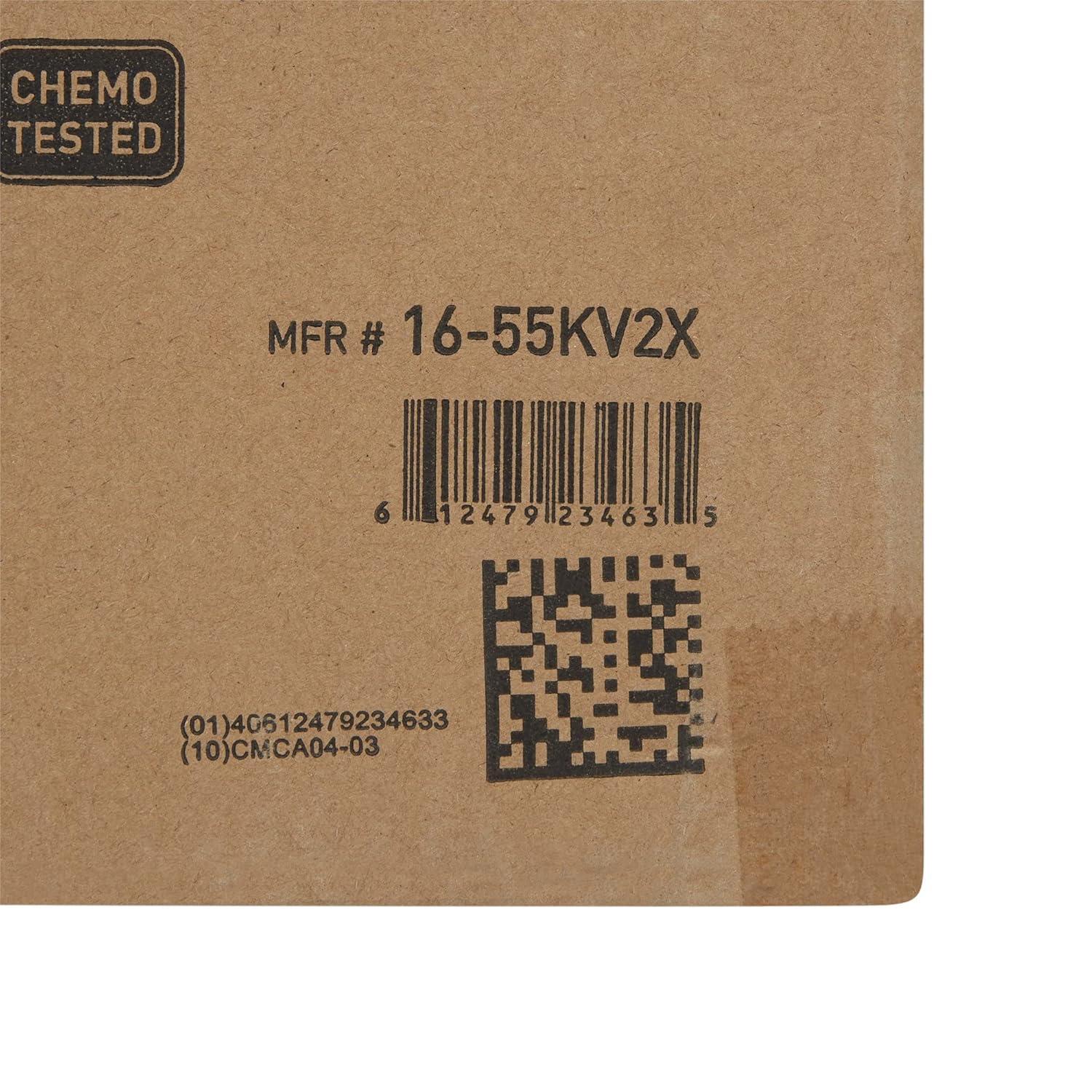 image:imageMcKesson Chemotherapy Procedure Gown Disposable FullBack Waist Tie AAMI Level 2 Unisex NonSterile Blue Size 2XL 53 in L 30 Count