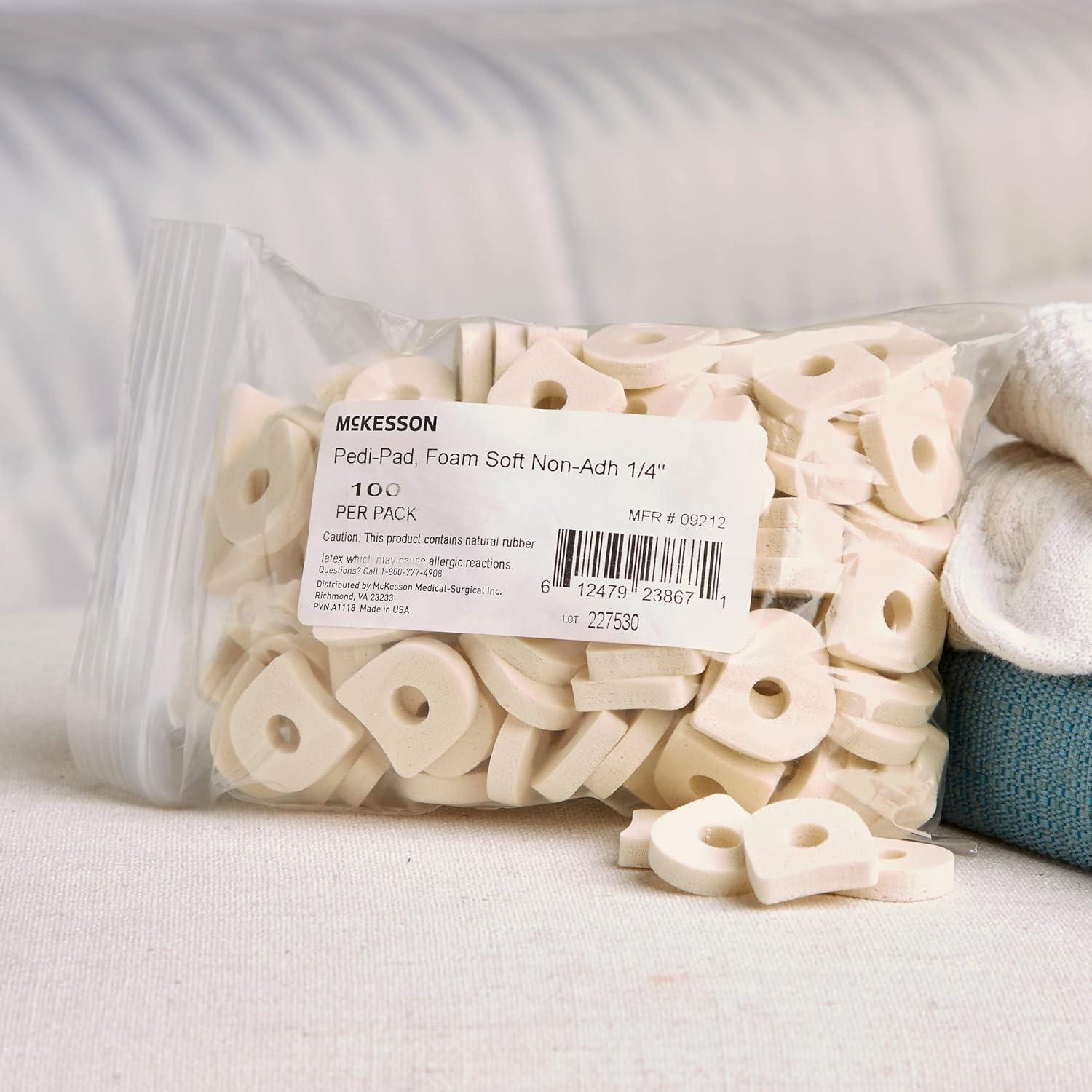 image:imageMcKesson Corn Foot Pads Foam NonAdhesive White 14 in 100 Count