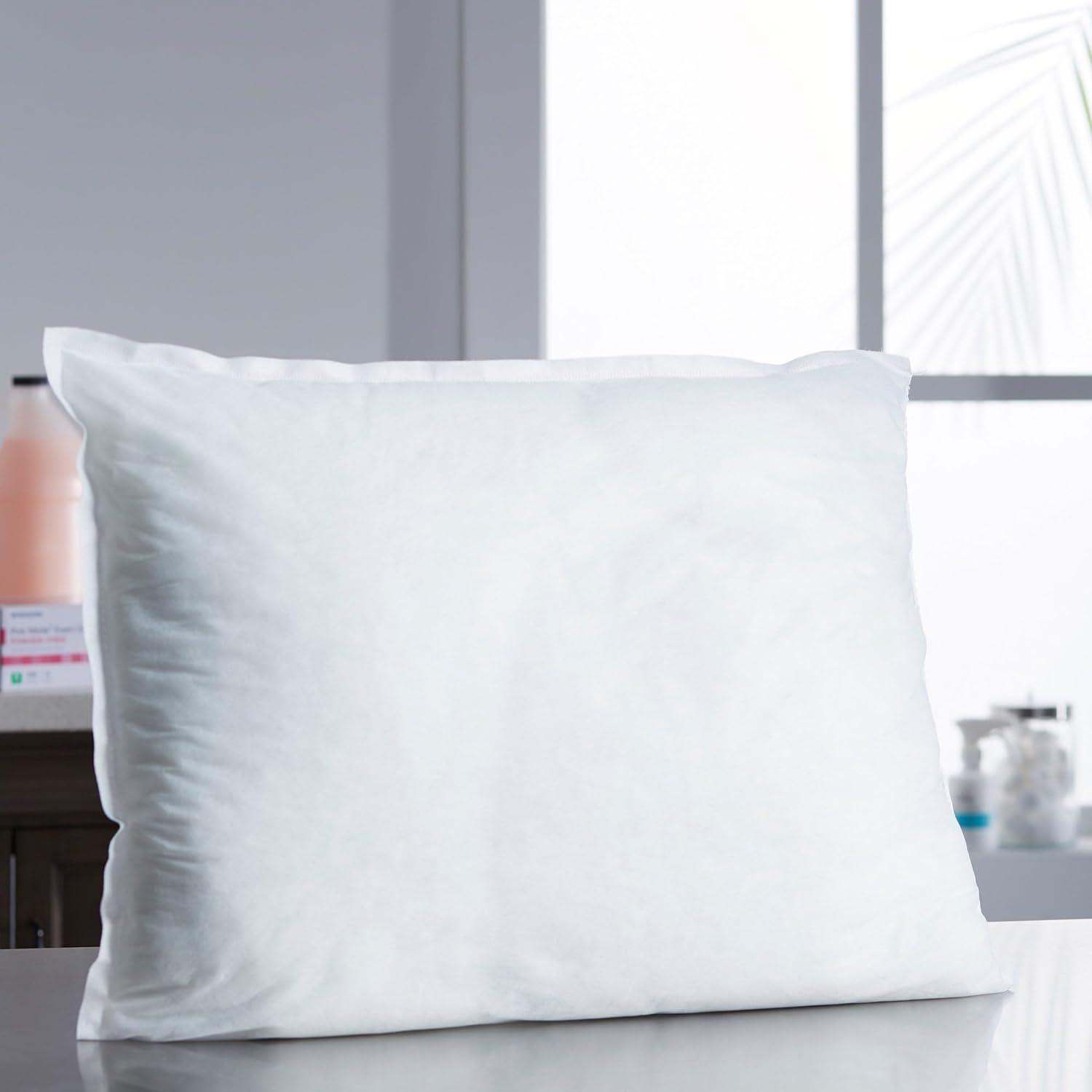 image:imageMcKesson Disposable Bed Pillow 12 Count Single Patient Use White 17 in x 24 in