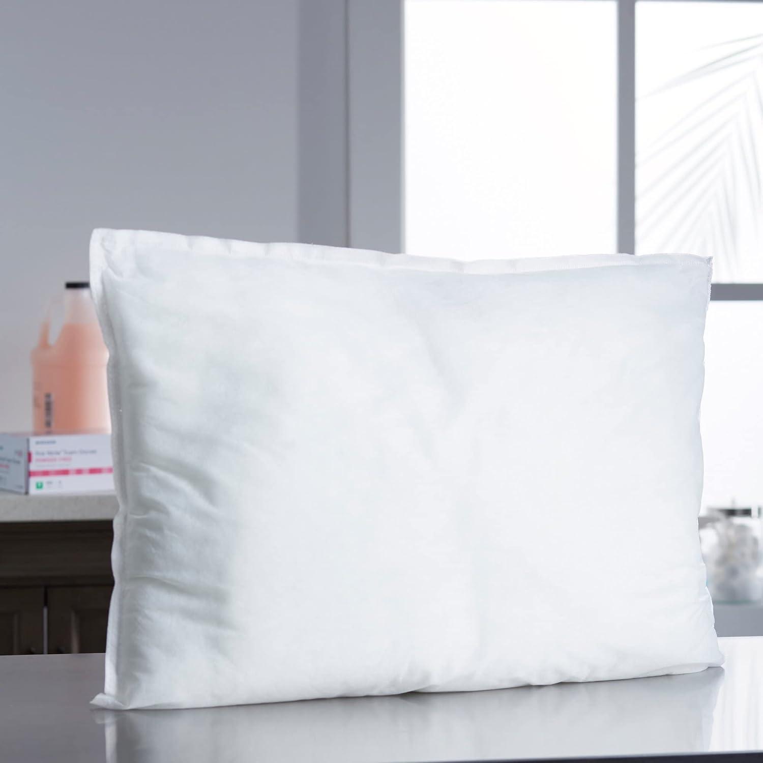 image:imageMcKesson Disposable Bed Pillow 24 Count Single Patient Use White 17 in x 24 in24