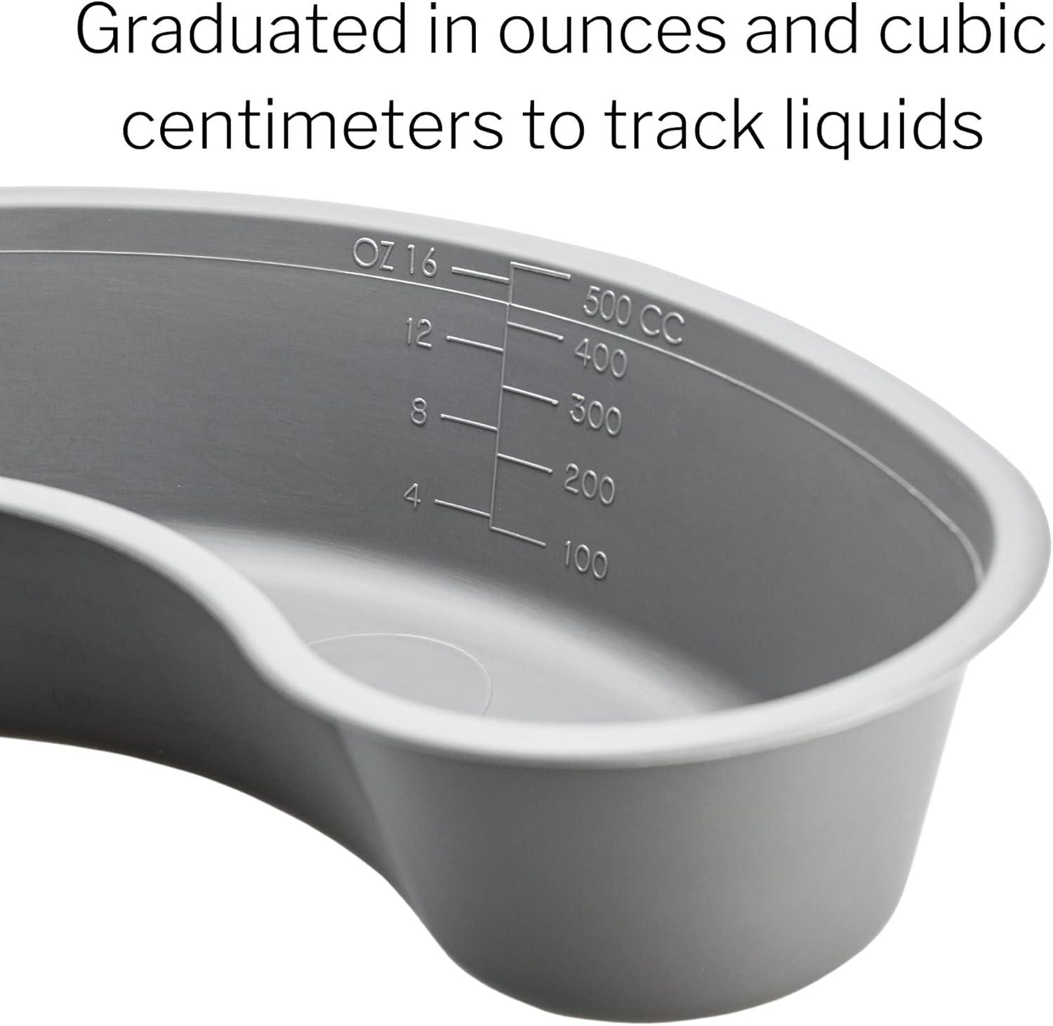 image:imageMcKesson Emesis Basin Plastic Graphite 500 cc 250 Count