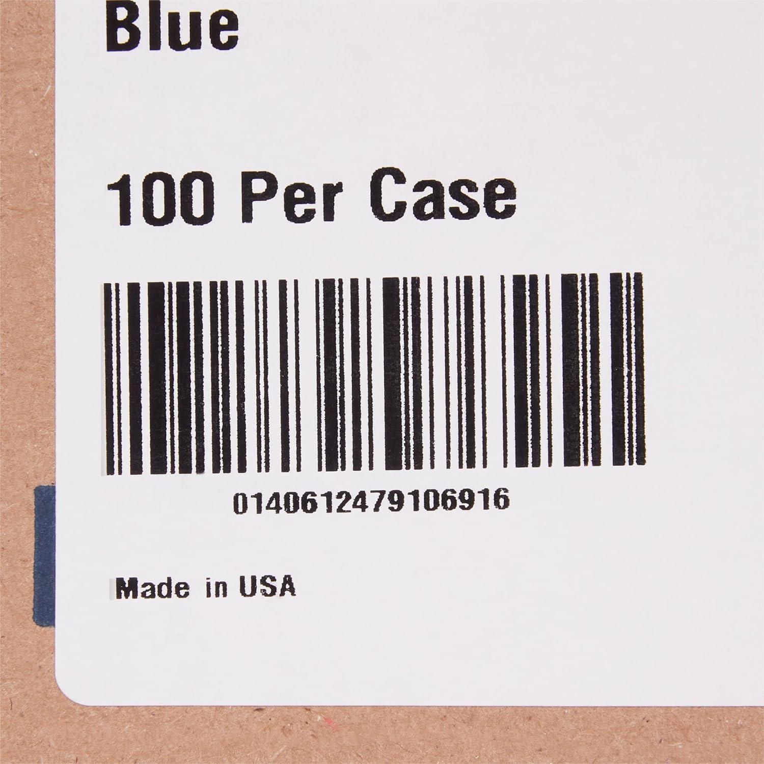 image:imageMcKesson Exam Capes for Adults Poly and Economy Tissue Front or Back Opening Unisex Blue One Size Fits Most 21 in x 30 in 100 Count