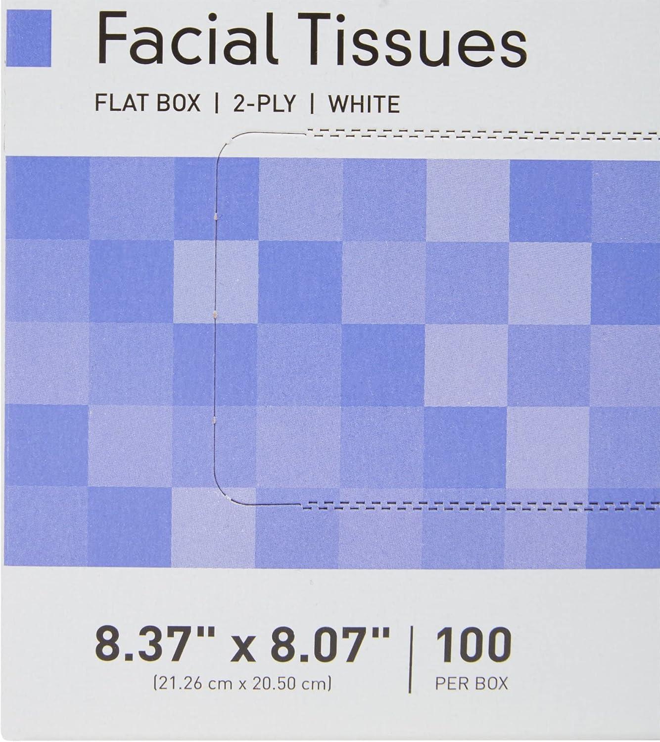 image:imageMcKesson Facial Tissues Boxes 100 Count Tissue 2Ply20 Count Pack of 5