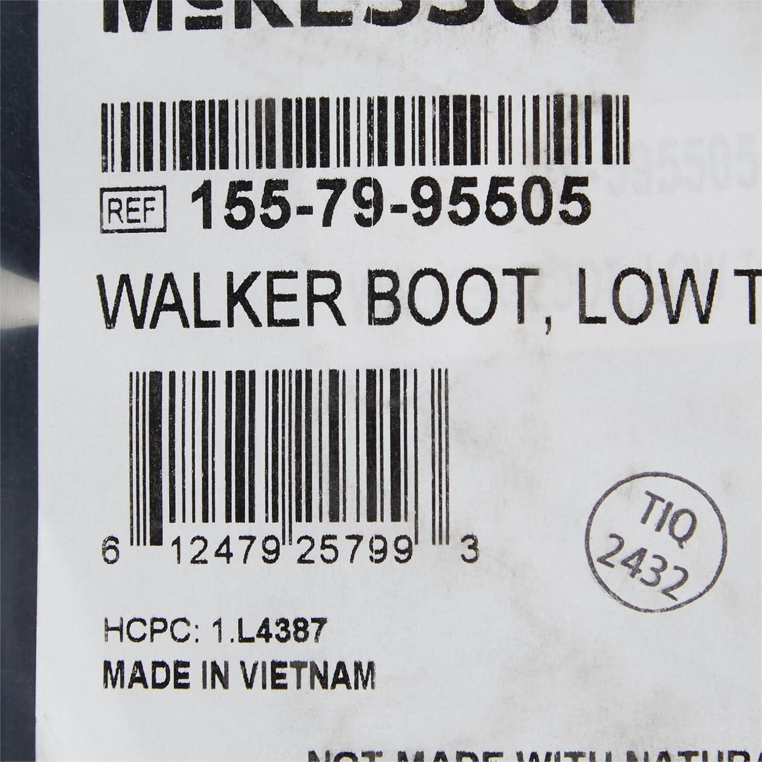 image:imageMcKesson LowTop NonAir Walker Boot Ankle Sprains and Fractures Lightweight Medium 1 CountMedium