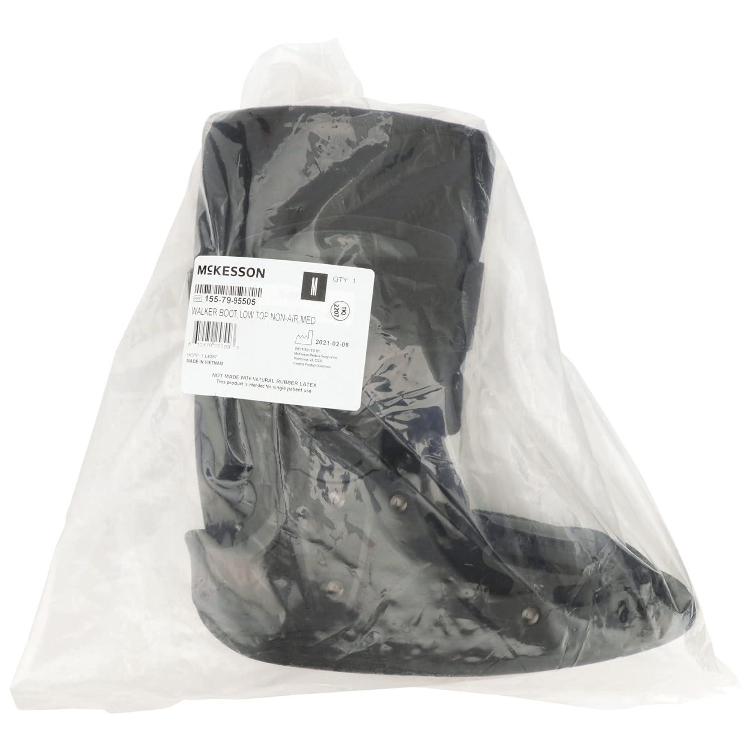 image:imageMcKesson LowTop NonAir Walker Boot Ankle Sprains and Fractures Lightweight Medium 1 CountMedium