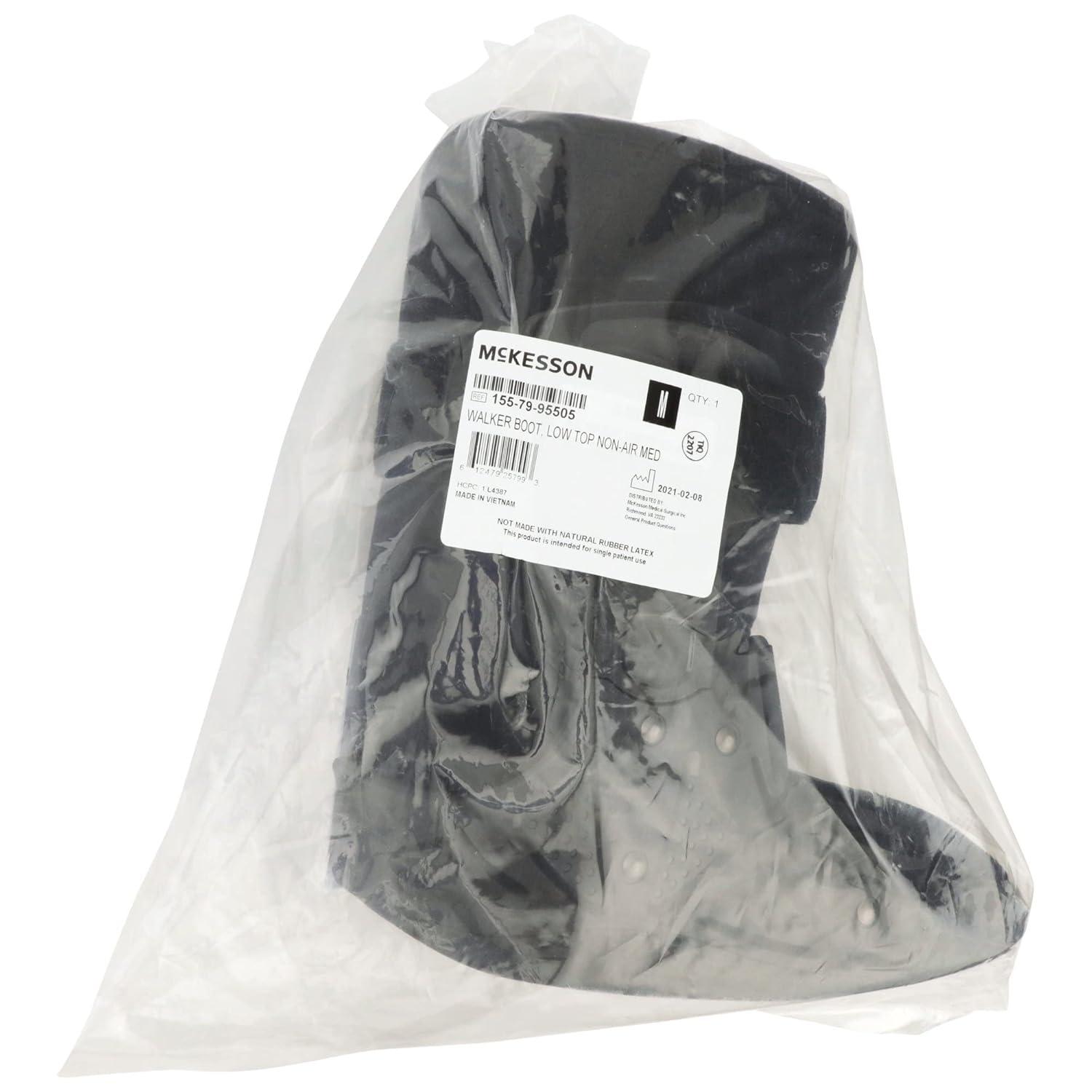 image:imageMcKesson LowTop NonAir Walker Boot Ankle Sprains and Fractures Lightweight Medium 1 CountMedium