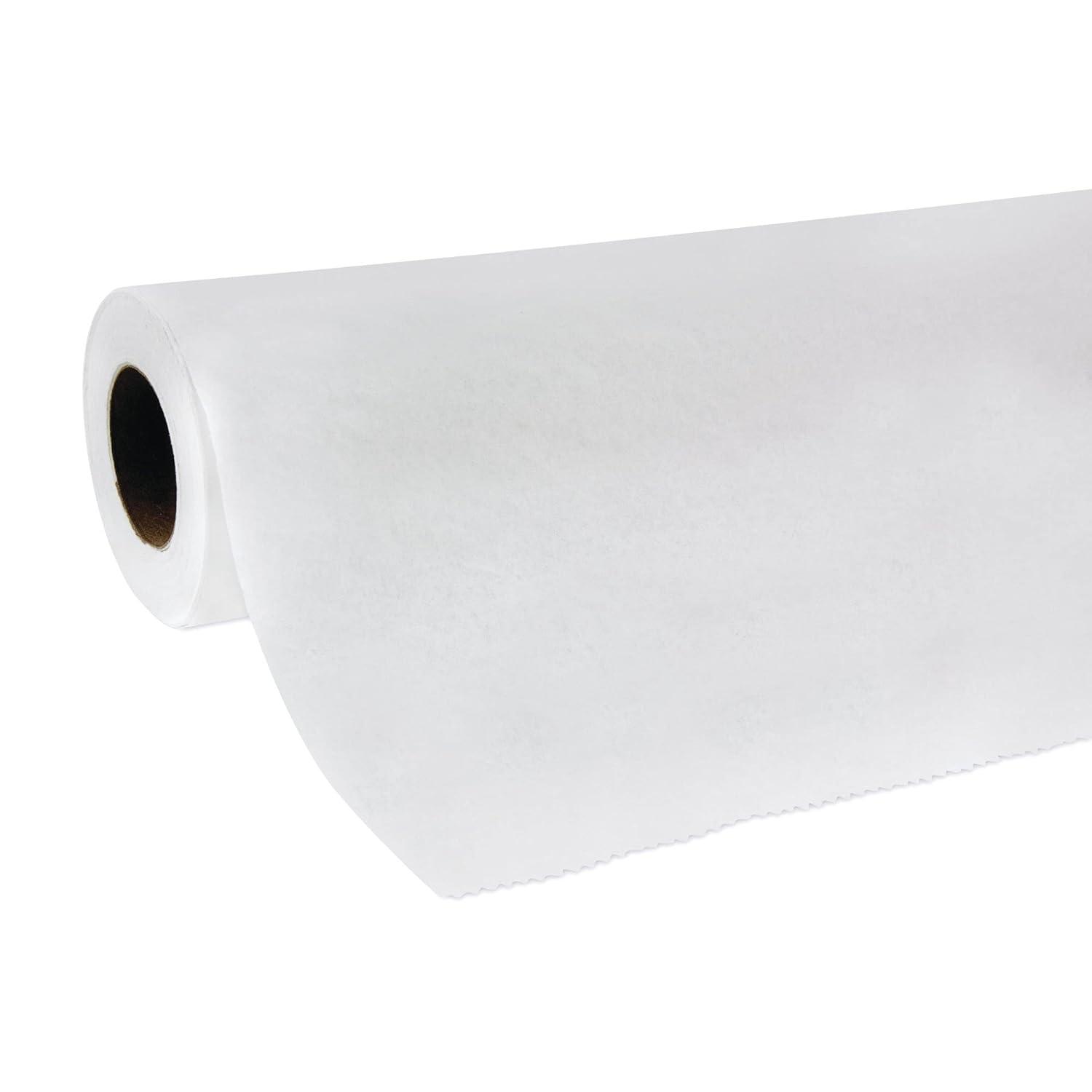 image:imageMcKesson Medical Exam Table Paper 12 Rolls Bed Table Sheet Cover Ideal for Diaper Changing Waxing Nursing Chiropractor Tracing Premium Crepe Paper Roll White 21 in x 125 ft