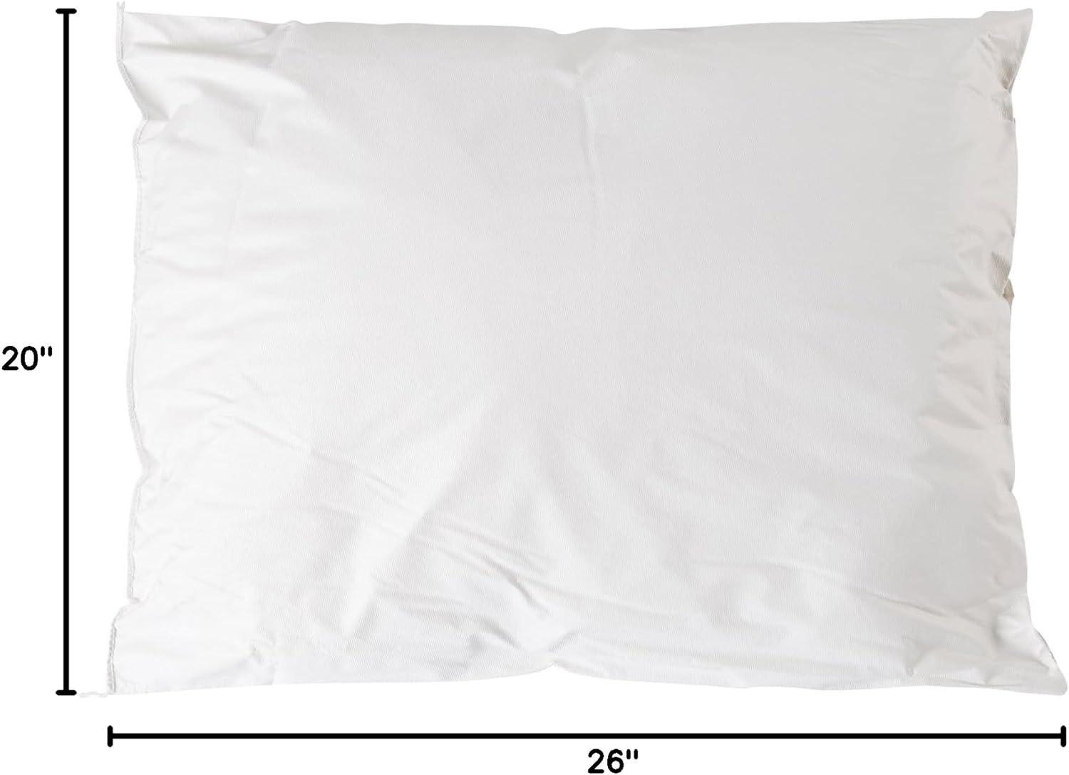 image:imageMcKesson Medical Pillow 1 Count Reusable Hospital Bed Pillows Vinyl Cover Fluid Moisture and StainResistant White 20 in x 26 in20 X 26 Inch 1 Count