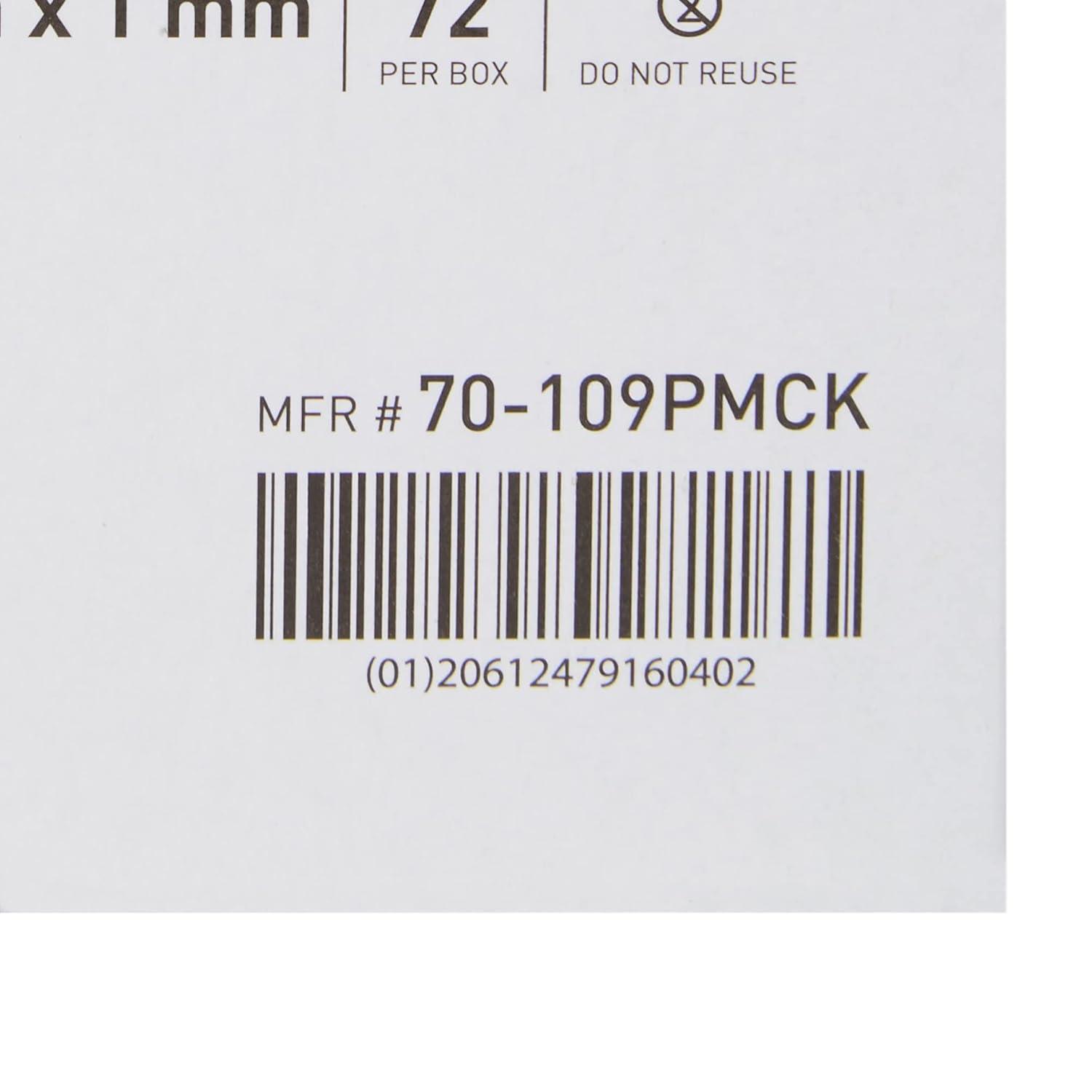 image:imageMcKesson Microscope Slides ExtraFrosted Glass Grounded Edges 25 mm x 75 mm x 1 mm 72 Count72
