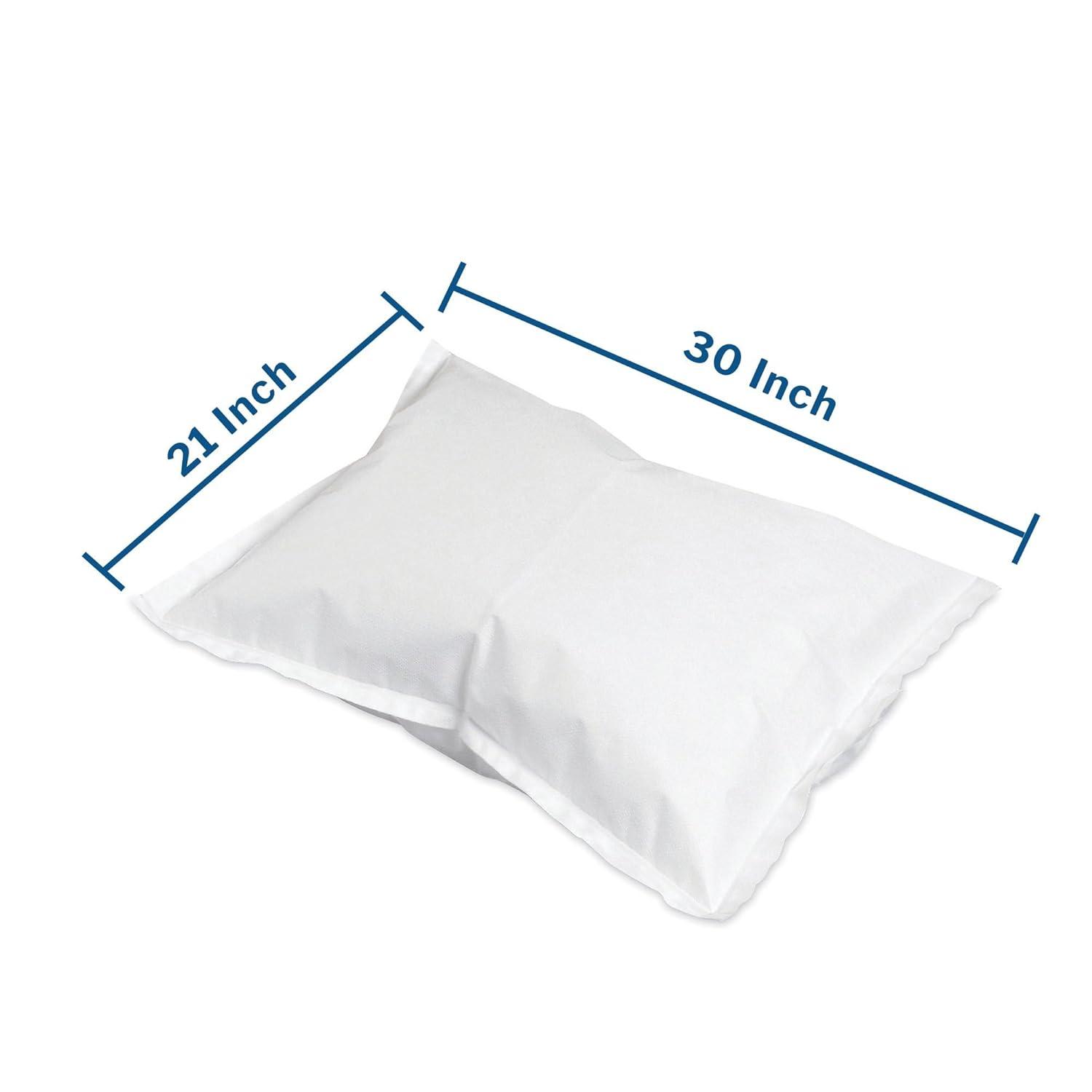 image:imageMcKesson Pillowcases Disposable White Fabricel Material Standard Size 21 in x 30 in 100 Count