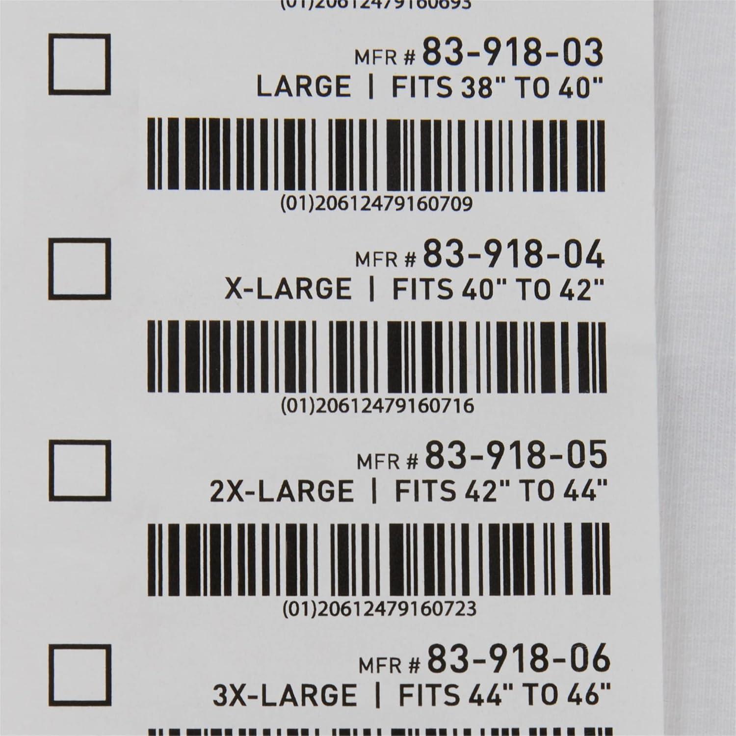image:imageMcKesson PostSurgical Bra White 40B 38C 36D 40 in to 42 in 1 Count