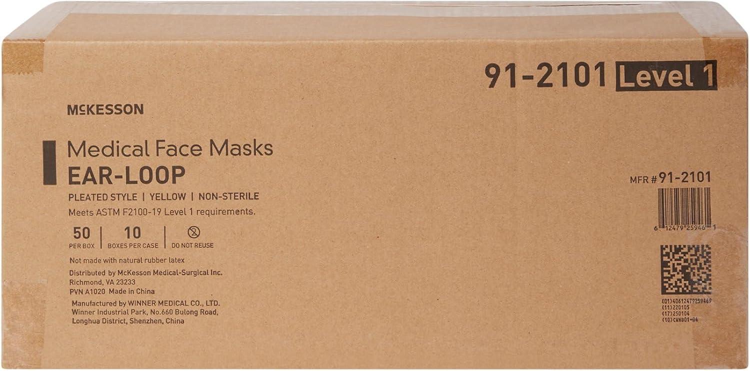 image:imageMcKesson Procedure Mask Pleated 912101500