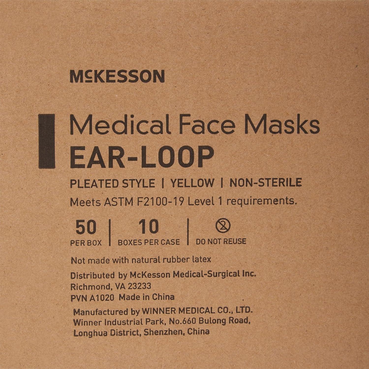 image:imageMcKesson Procedure Mask Pleated 912101500