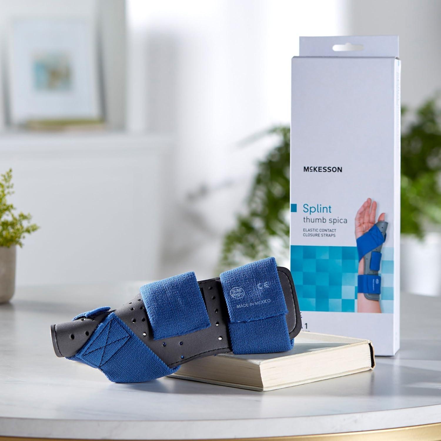 image:imageMcKesson Splint Thumb Spica for Right Hand Elastic Contact Closure Straps SmallMedium 1 Count