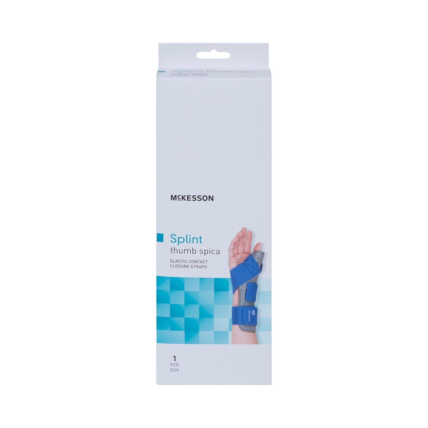 image:imageMcKesson Splint Thumb Spica for Right Hand Elastic Contact Closure Straps SmallMedium 1 Count