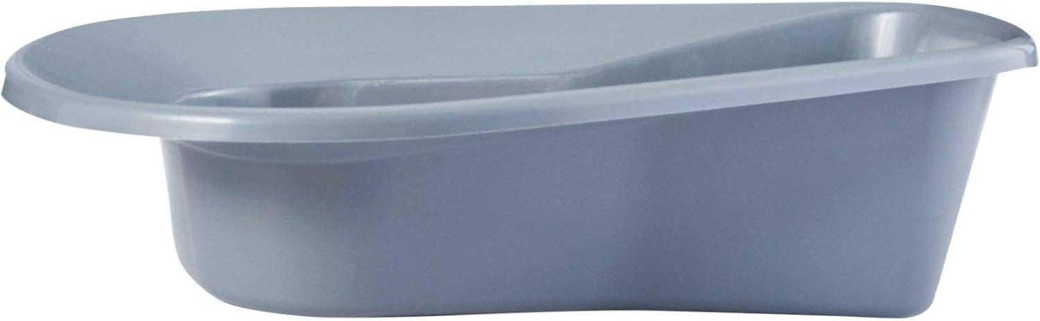 image:imageMcKesson Stackable Bedpans Plastic Graphite 2 qt 250 lbs Weight Capacity 50 Count