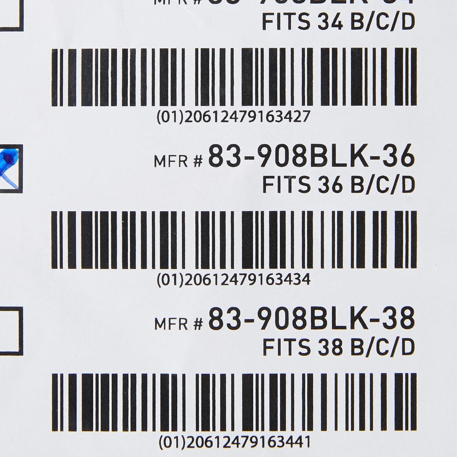 image:imageMcKesson SurgiBra PostSurgical Bra Front Closure CottonSpandex 36 in B C D Cups 1 Count