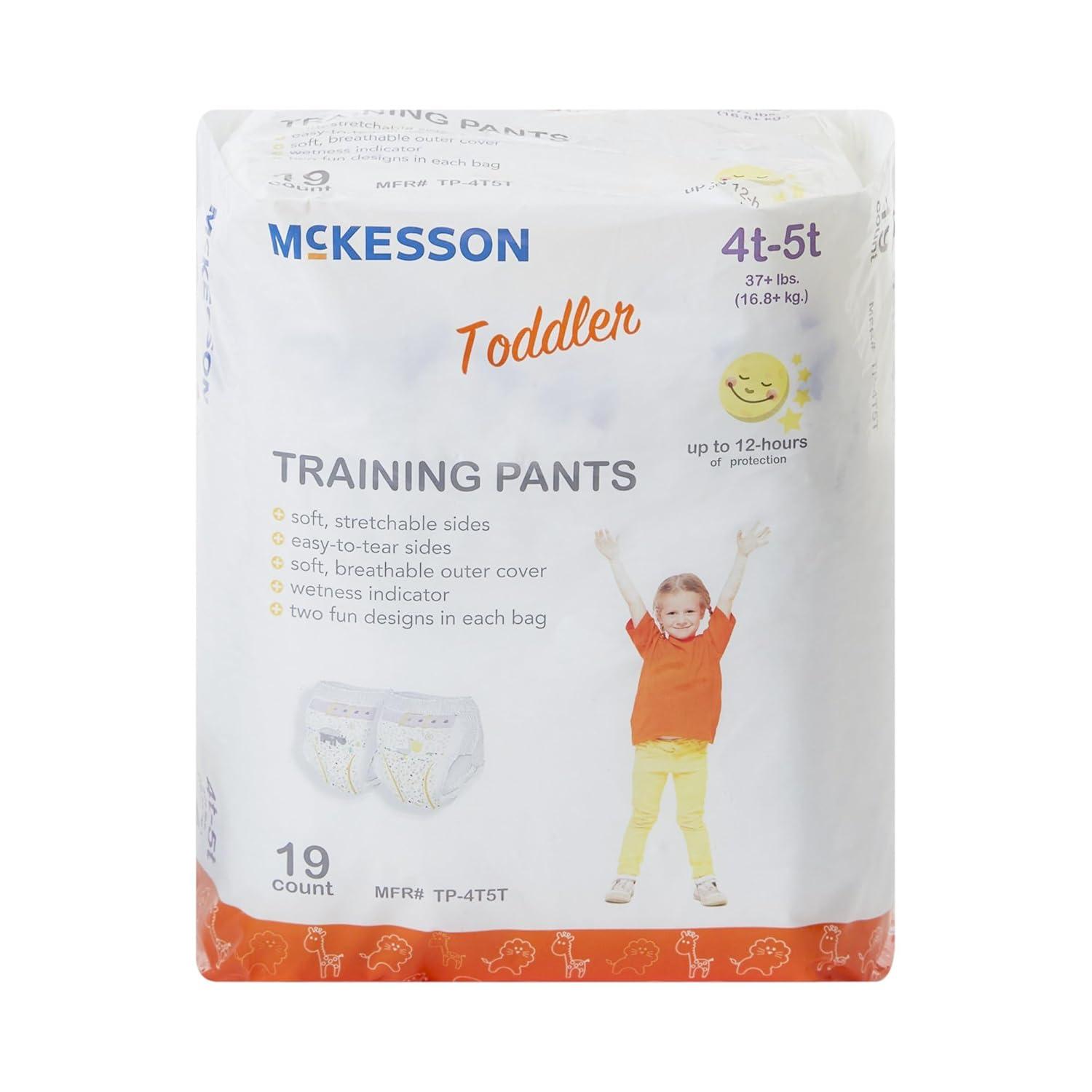 image:imageMcKesson Toddler Training Pants Size 4T to 5T Over 37 lbs 19 Count 1 Pack