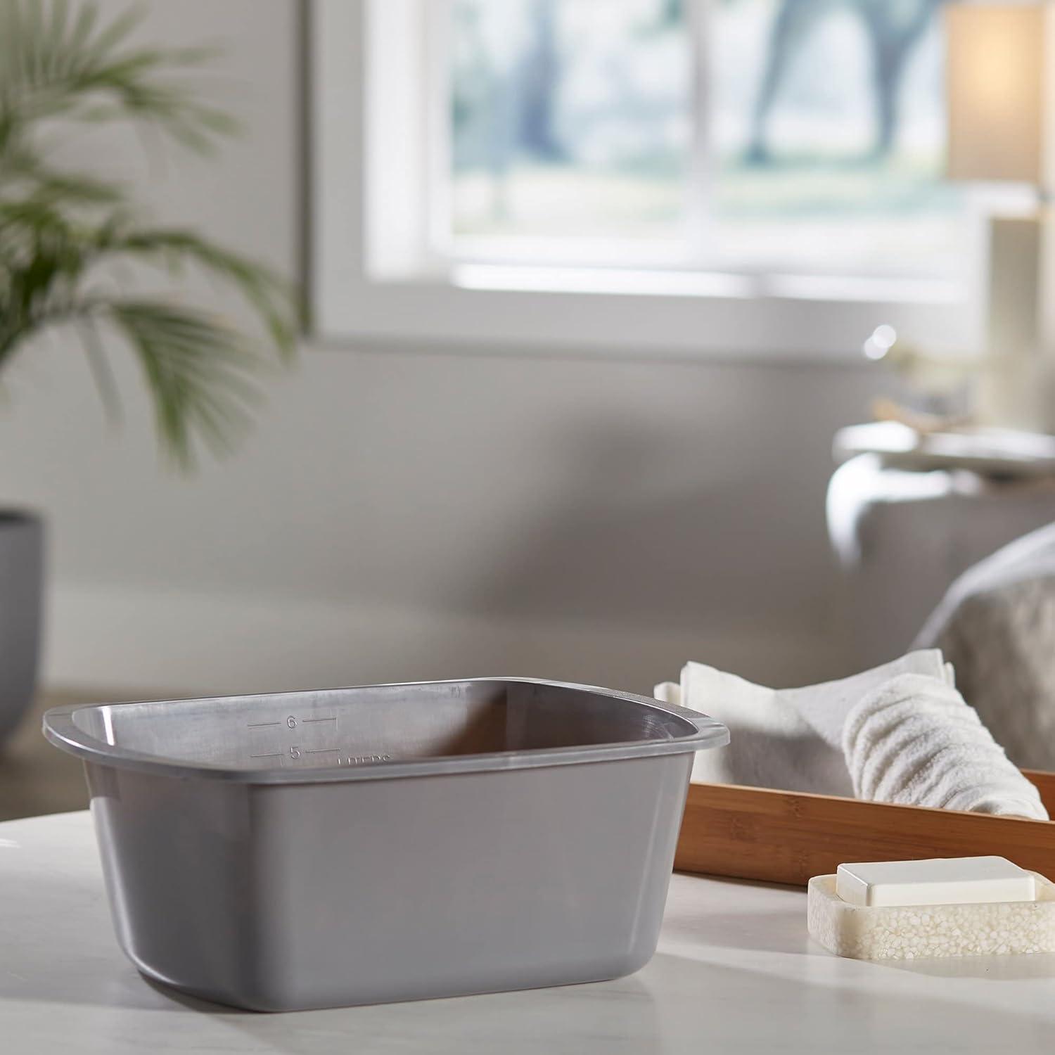 image:imageMcKesson Wash Basin Plastic Rectangle 7 qt 50 Count1