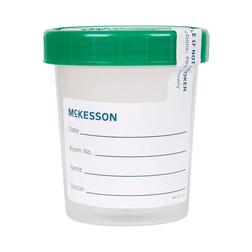 image:imageMcKesson 169526 General Purpose Specimen Container High Density Polyethylene ScrewOn 4 oz 120 Cc Sterile1