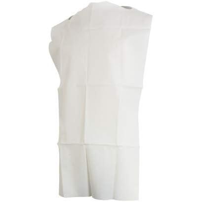 image:imageMcKesson Adult Disposable Bibs 300 Count 16 in x 32 in White Geriatric Bibs with Poly Tissue Layer for Moisture Barrier Tie Closure Absorbent Protection for Eating Medical or Care Settings