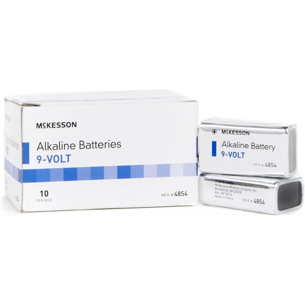 image:imageMcKesson Alkaline 9V Batteries 9 Volt Long Lasting 10 Count 25 Packs 250 Total