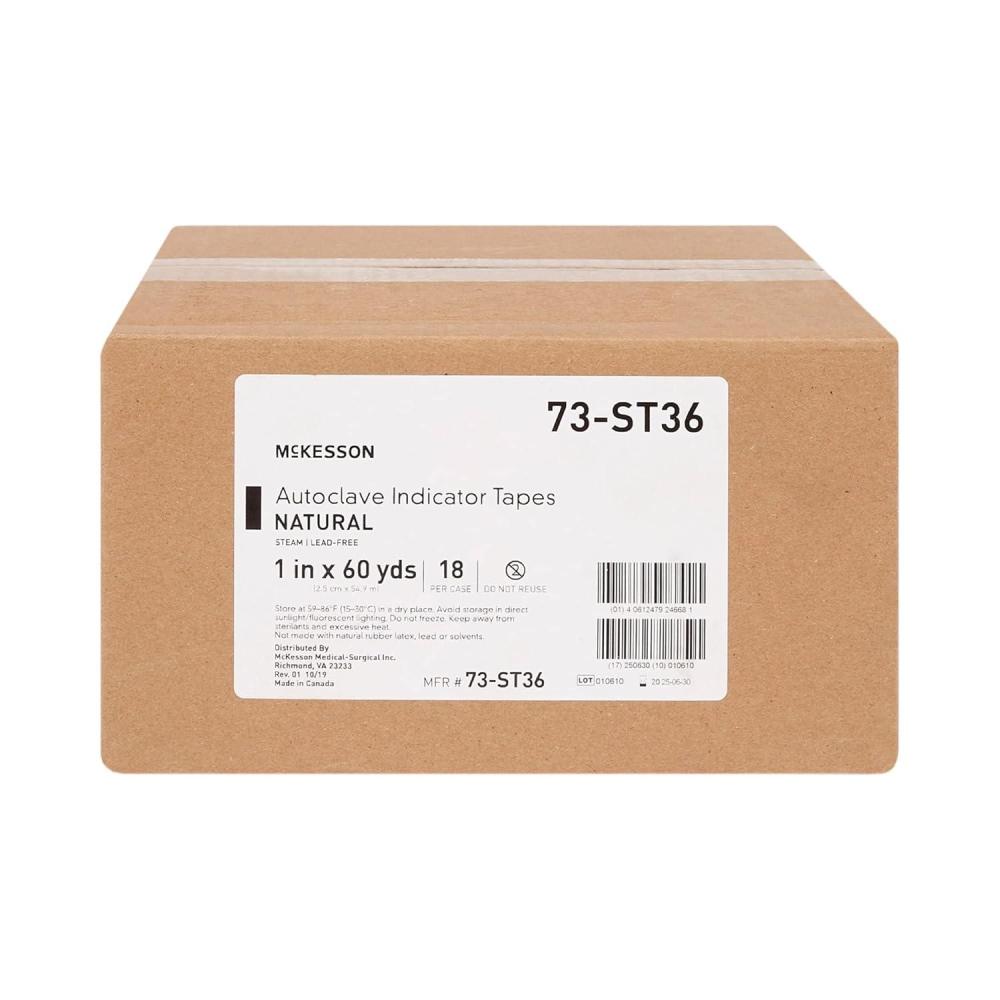 image:imageMcKesson Autoclave Indicator Tape Natural Steam 1 in x 60 yd 18 Count