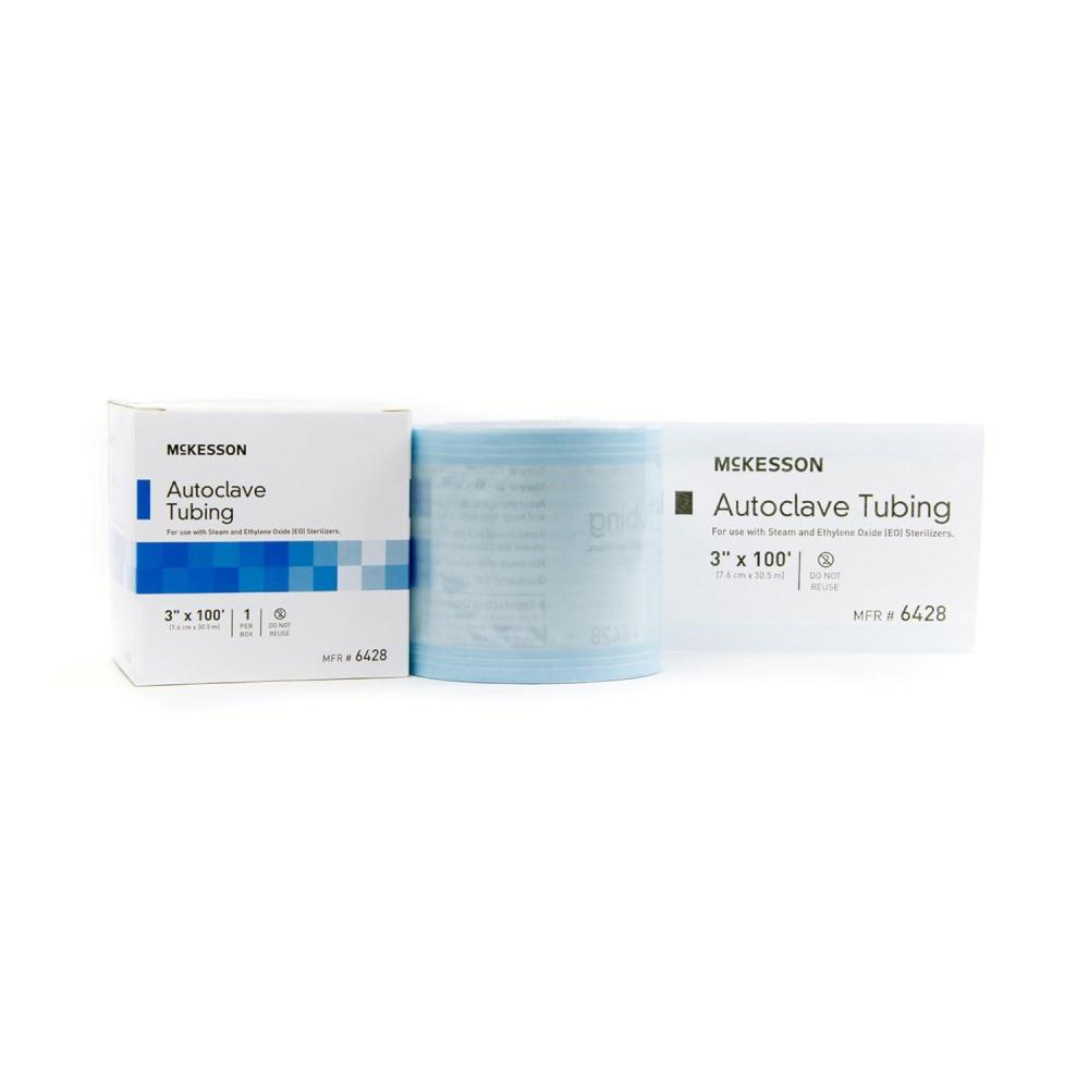 image:imageMcKesson Autoclave Tubing CuttoFit Medical Tool Sterilization Tubing with Color Indication 3 in x 100 ft 1 Count