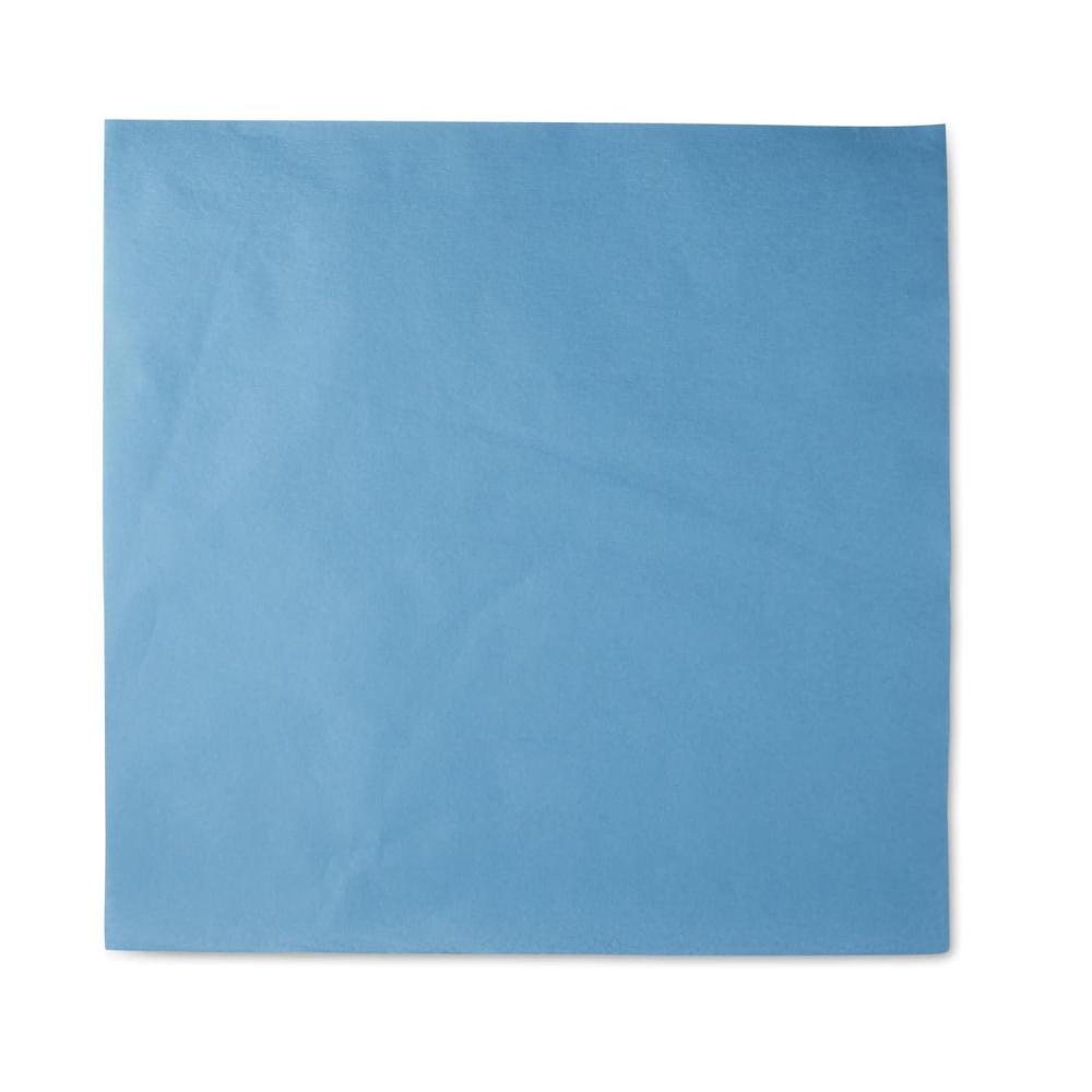image:imageMcKesson CSR Sterilization Wrap for Medical Supplies Nail Technicians Tattoo Tools Air and Water Barrier Blue Cellulose 20 in x 20 in 100 Count 5 Packs 500 Total20 X 20 Inch 100 ct