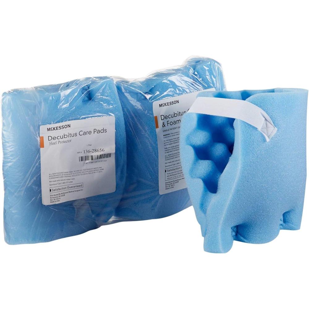image:imageMcKesson Decubitus Care Pads Heel Protector Pad Blue One Size Fits All 20 CountOne Size Fits All 20 Count