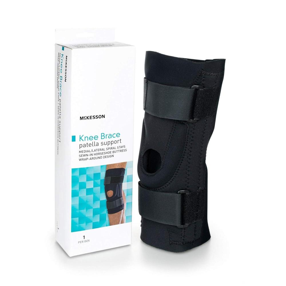 image:imageMcKesson Knee Brace Patella Support MedialLateral Spiral Stays WrapAround Design Large 20 12 in to 23 in Circumference 1 Count
