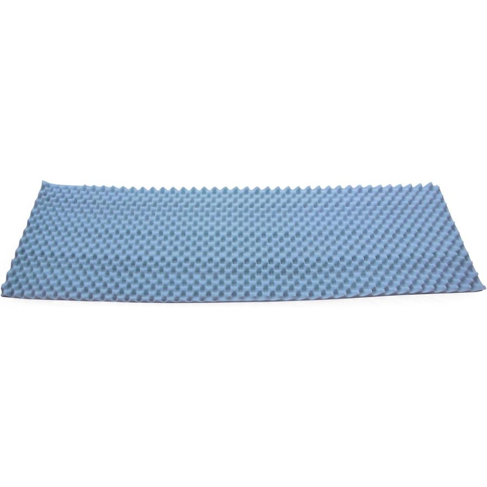 image:imageMcKesson Mattress Overlay Convoluted Foam Decubitus Care Pad Mattress Topper for Ulcers Pressure Sores Bedsores Blue 72 in x 20 in x 2 in 1 Count