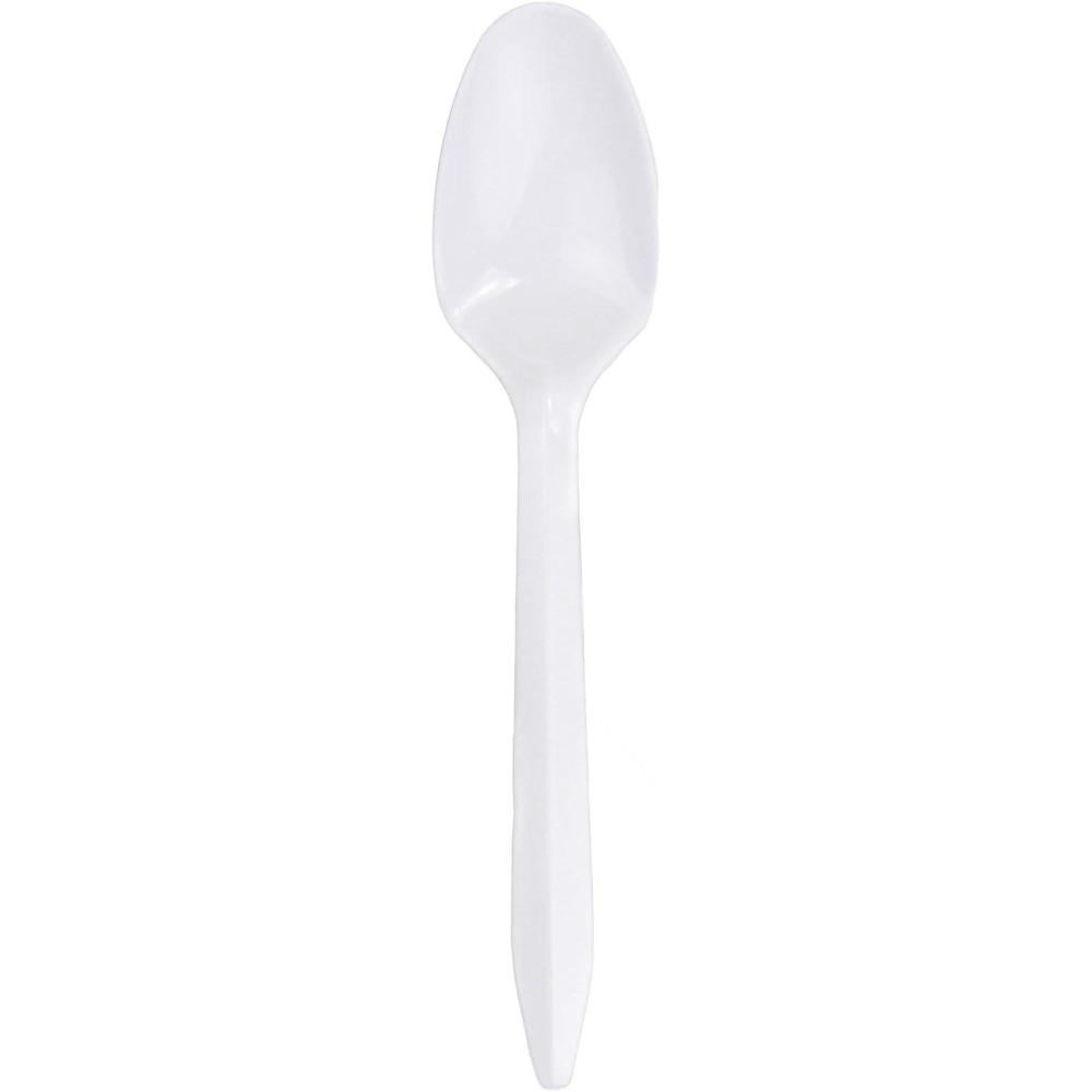 image:imageMcKesson Plastic Spoon Polypropylene Disposable White 5 12 in 1000 Count