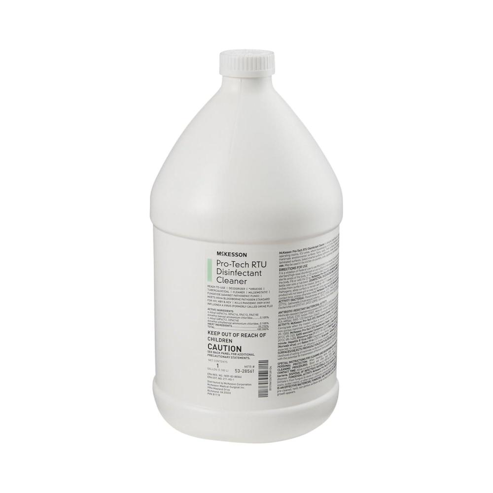 image:imageMcKesson ProTech Surface Disinfectant Cleaner Ready to Use  Floral Scent Jug Container 1 gal 1 Count 4 Packs 4 Total