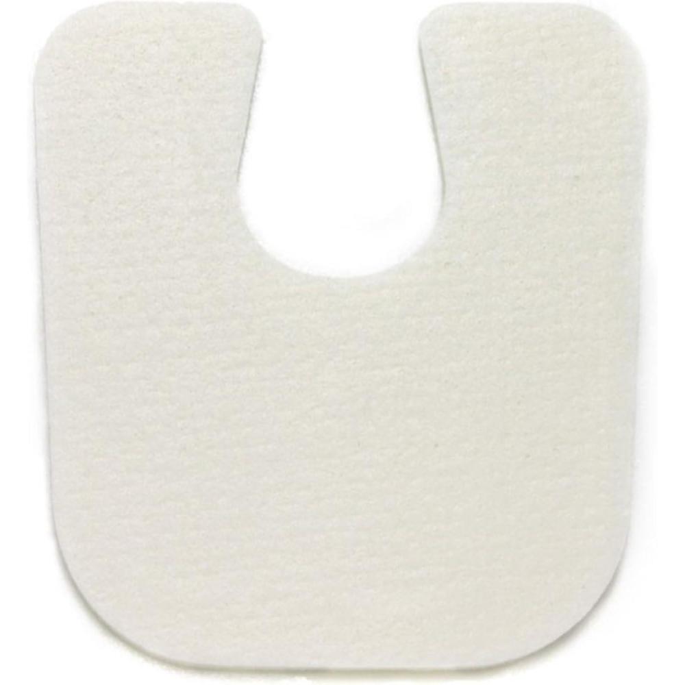 image:imageMcKesson Protective Foot Pads for Calluses Foot Pain  Foam PediPads for Men or Women Adhesive White  Size 105 18 in 100 Count